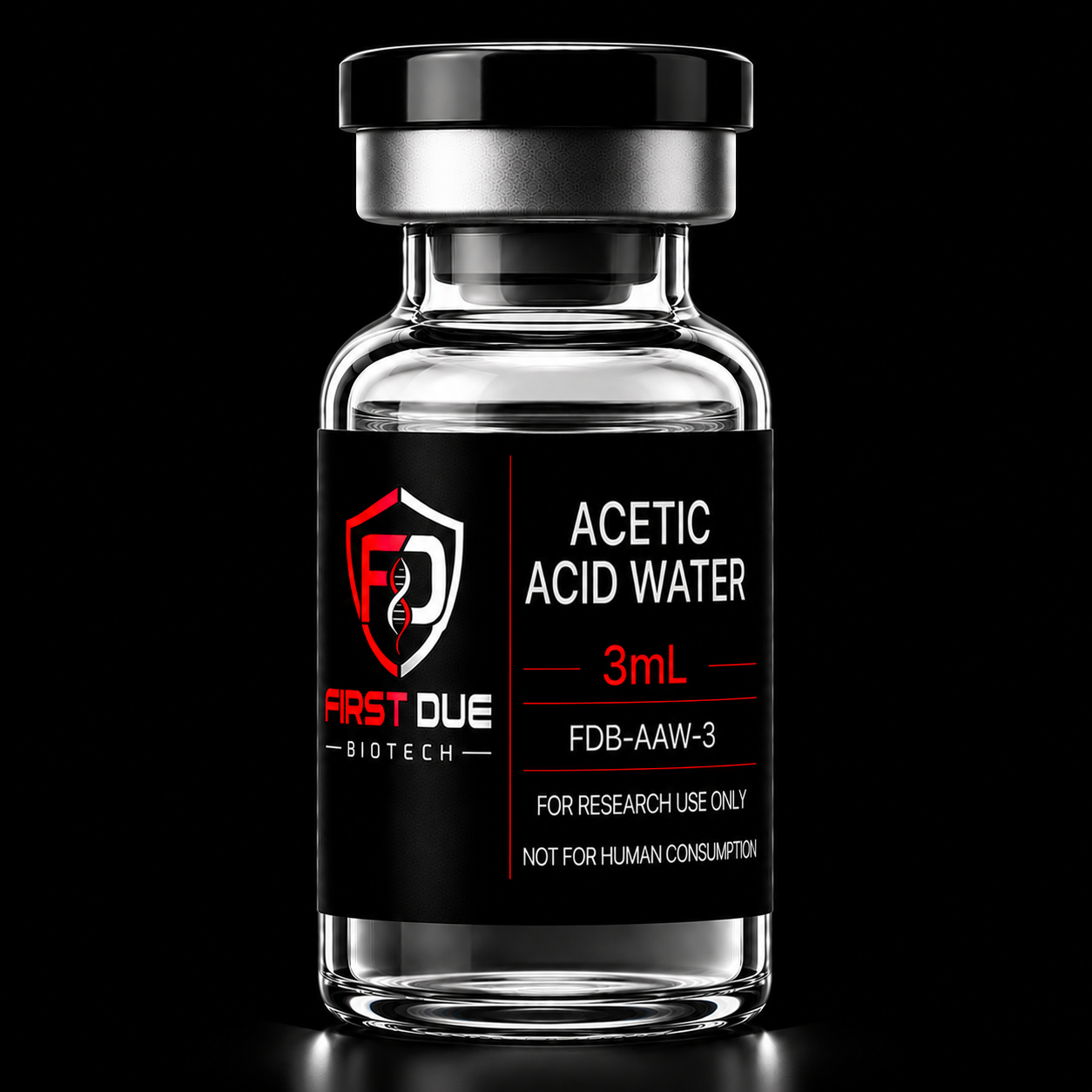 Acetic Acid Water — 3mL