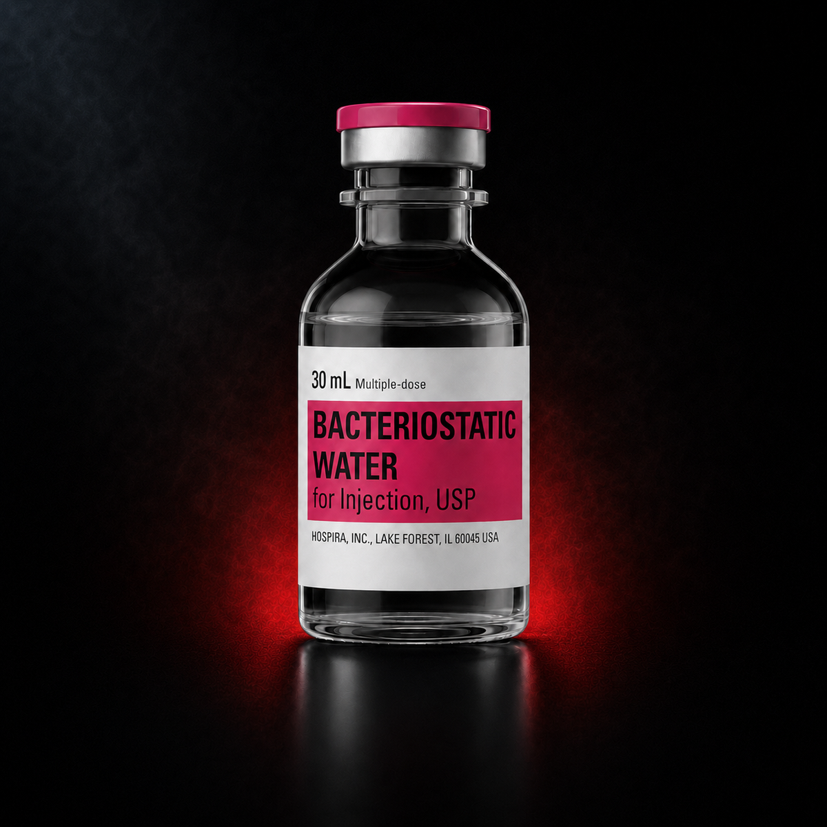 First Due Biotech Hospira Bacteriostatic Water 30mL research solvent vial