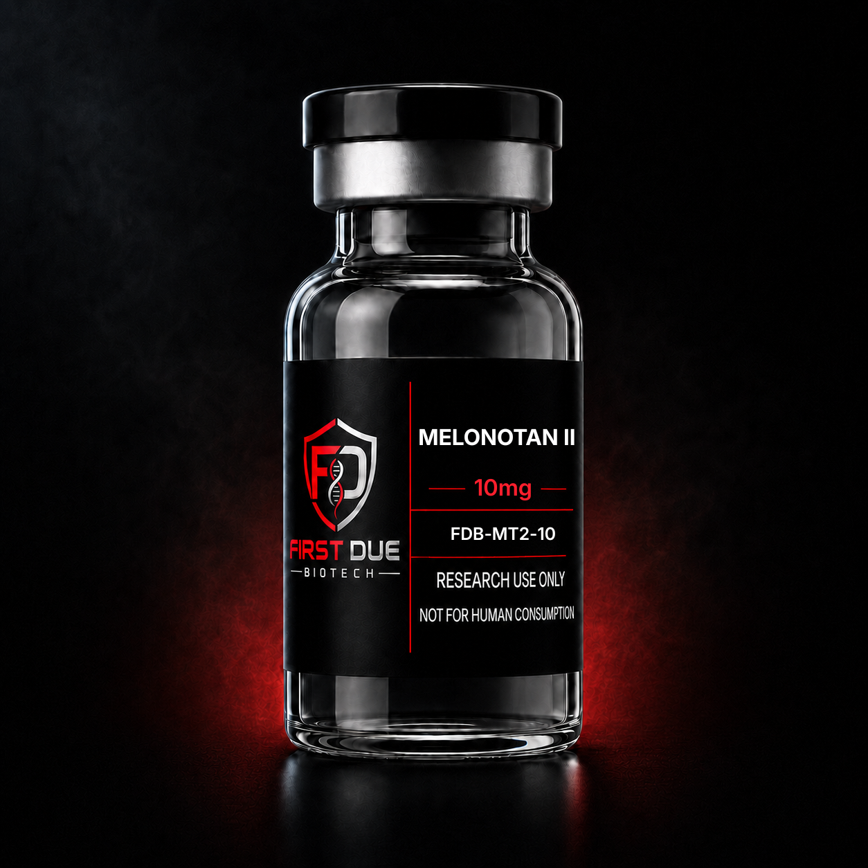 First Due Biotech Melonotan II 10mg research peptide vial